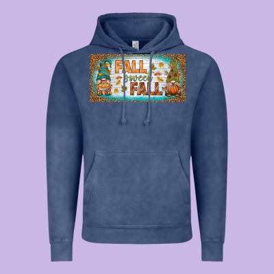 Fall Sweet Fall License Plate Vintage Hoodie Designed By Bundleandbundleshop