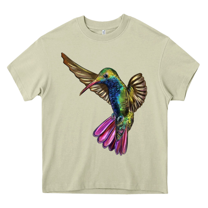 Broad Billed Hummingbird Heavy Core Tee by LillyAllenDesigns | Teevron