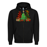 Black Mexican Christmas trees Mexico Zipper Hoodie - HowdyJamesFarm