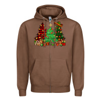 Chestnut Mexican Christmas trees Mexico Zipper Hoodie - HowdyJamesFarm