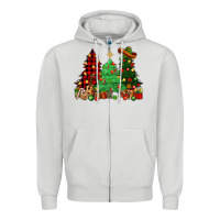 Dove Grey Mexican Christmas trees Mexico Zipper Hoodie - HowdyJamesFarm
