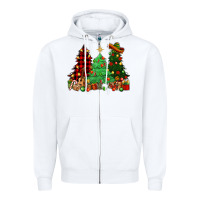 White Mexican Christmas trees Mexico Zipper Hoodie - HowdyJamesFarm