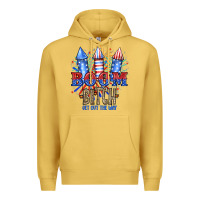 Antique Gold Boom Bıtch Get Out The Way Premium Hoodie - JahusDesignShop