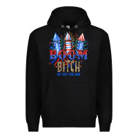 Black Boom Bıtch Get Out The Way Premium Hoodie - JahusDesignShop