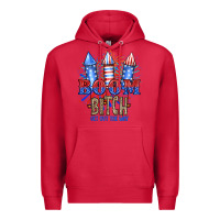 Cardinal Boom Bıtch Get Out The Way Premium Hoodie - JahusDesignShop