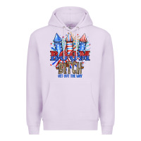 Lilac Boom Bıtch Get Out The Way Premium Hoodie - JahusDesignShop