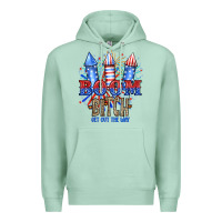 Seafoam Boom Bıtch Get Out The Way Premium Hoodie - JahusDesignShop