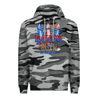 Slate Camo Boom Bıtch Get Out The Way Premium Hoodie - JahusDesignShop