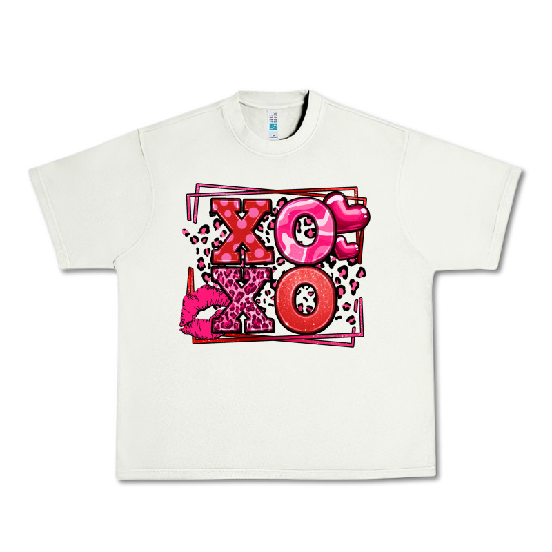 Xoxo Valentine's Day Leopard Frame Urban Heavy Tee by LillyAllenDesigns | Teevron