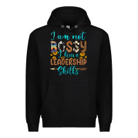 Black i am not bossy i have leadership skills Premium Hoodie - OliviaCreatesArt