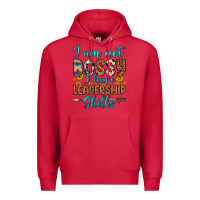 Cardinal i am not bossy i have leadership skills Premium Hoodie - OliviaCreatesArt