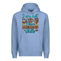 Colony Blue i am not bossy i have leadership skills Premium Hoodie - OliviaCreatesArt
