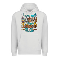 Dove Grey i am not bossy i have leadership skills Premium Hoodie - OliviaCreatesArt