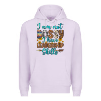 Lilac i am not bossy i have leadership skills Premium Hoodie - OliviaCreatesArt