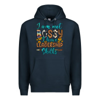 Navy i am not bossy i have leadership skills Premium Hoodie - OliviaCreatesArt