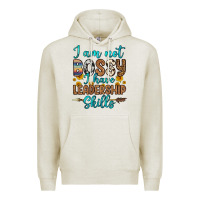 Oatmeal Heather i am not bossy i have leadership skills Premium Hoodie - OliviaCreatesArt