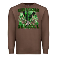 Chestnut shamrock and roll Premium Sweatshirt - FaDigitalArtStudio