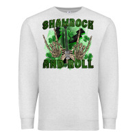 Oatmeal Heather shamrock and roll Premium Sweatshirt - FaDigitalArtStudio