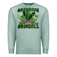 Seafoam shamrock and roll Premium Sweatshirt - FaDigitalArtStudio