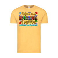 Vintage Mustard i believe in a spectrum of possibilities Vintage Tee - LillyAllenDesigns