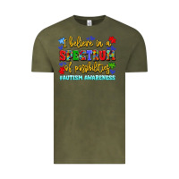 Vintage Olive i believe in a spectrum of possibilities Vintage Tee - LillyAllenDesigns