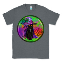 Charcoal Heather halloween round earrings Classic Tee - BundleAndBundleShop