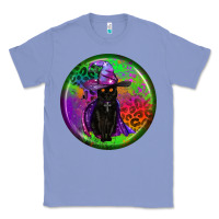 Colony Blue halloween round earrings Classic Tee - BundleAndBundleShop