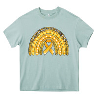 Arona childhood cancer awareness rainbow (1) Heavy Core Tee - Jasminsmagicworld