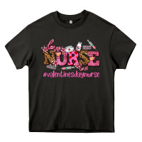 Asphalt nurse with valentines day element Heavy Core Tee - AdoDesignShop