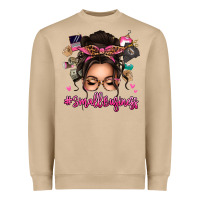 Small Business Messy Bun Heavyweight Sweatshirt | Teevron