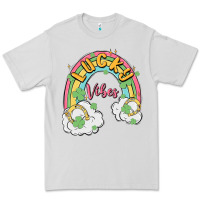Dove Grey lucky vibes Premium Tee - MaliasSmallBusiness