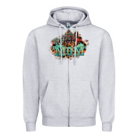 Heather Grey Cool mom mother's day Zipper Hoodie - HowdyJamesFarm