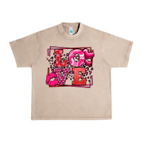 French Oak Love Valentine's Day leopard frame Urban Heavy Tee - LillyAllenDesigns