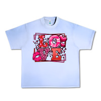 Grape Ice Love Valentine's Day leopard frame Urban Heavy Tee - LillyAllenDesigns