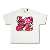 Pistachio Love Valentine's Day leopard frame Urban Heavy Tee - LillyAllenDesigns