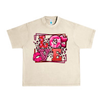Love Valentine's Day Leopard Frame Urban Heavy Tee | Teevron