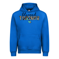 Cobalt blessed teacher Urban Hoodie - CowhideDigitalArt