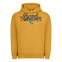 Pigment Peanut Butter blessed teacher Urban Hoodie - CowhideDigitalArt