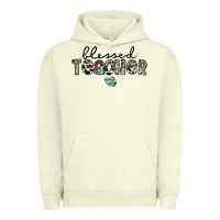 Pigment Pistachio blessed teacher Urban Hoodie - CowhideDigitalArt