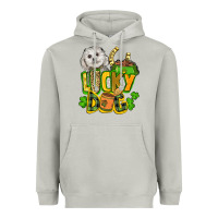 Moon Dust lucky dog St. Patrick's Heavyweight Hoodie - FaDigitalArtStudio
