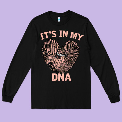It S I My Japan Dna Long Sleeve Tee Designed By Bettercallsaul