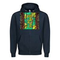 Navy Softball leopard tumbler Zipper Hoodie - HowdyJamesFarm