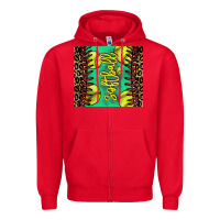Red Softball leopard tumbler Zipper Hoodie - HowdyJamesFarm