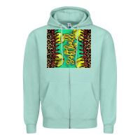 Seafoam Softball leopard tumbler Zipper Hoodie - HowdyJamesFarm