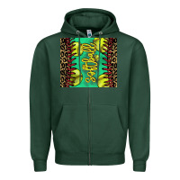 Sports Green Softball leopard tumbler Zipper Hoodie - HowdyJamesFarm