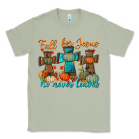 Matcha fall for jesus he never leaves Classic Tee - BundleAndBundleShop