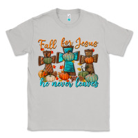 Moon Dust fall for jesus he never leaves Classic Tee - BundleAndBundleShop