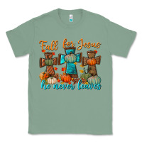 Sage fall for jesus he never leaves Classic Tee - BundleAndBundleShop