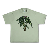 Oil Green Amazon Elephant Ear Urban Heavy Tee - LillyAllenDesigns
