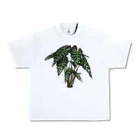 White Amazon Elephant Ear Urban Heavy Tee - LillyAllenDesigns